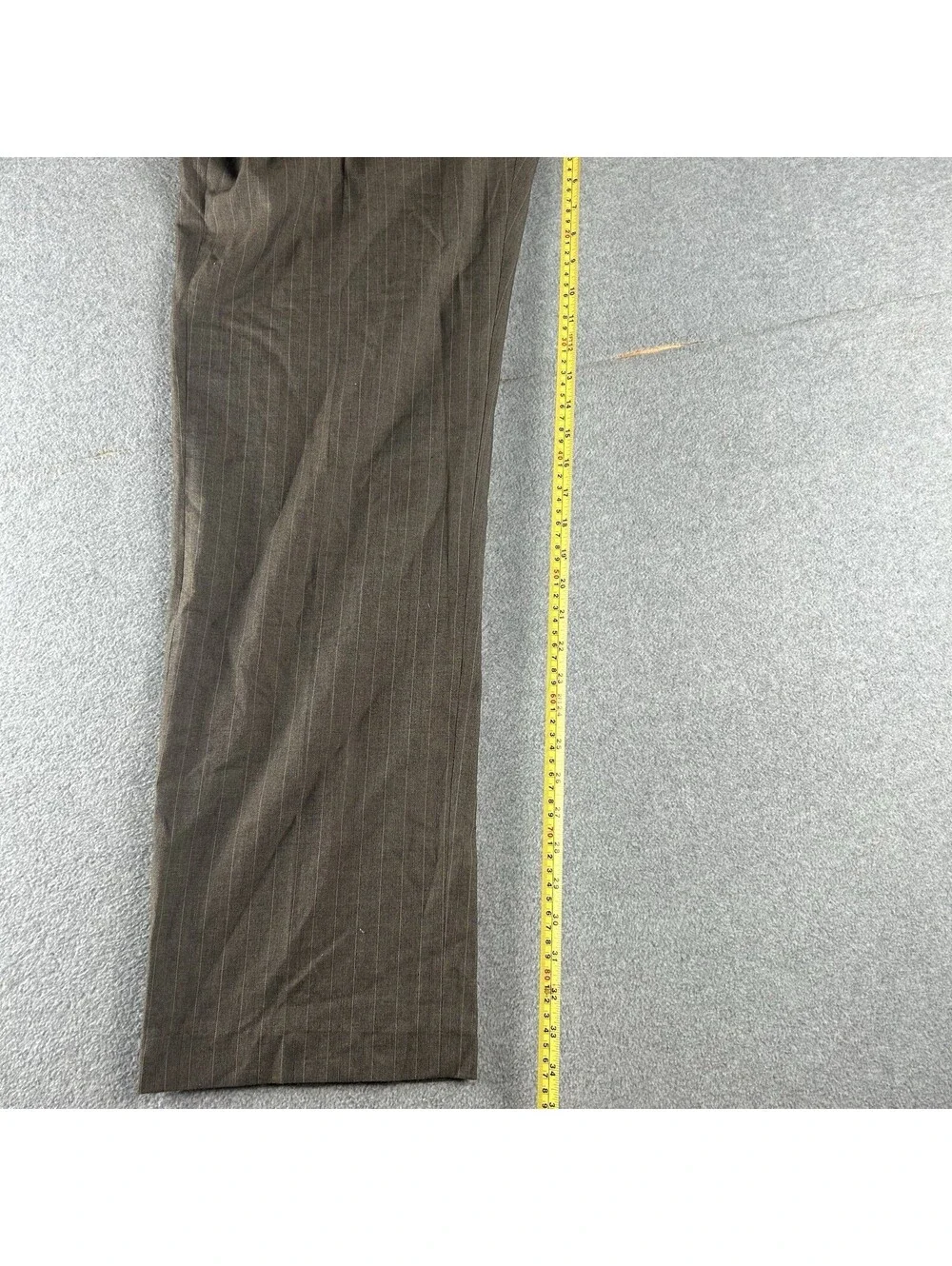 Banana Republic Pants Size 34x34 Men's Modern Fit Cotton  Brown Chinos Pleated